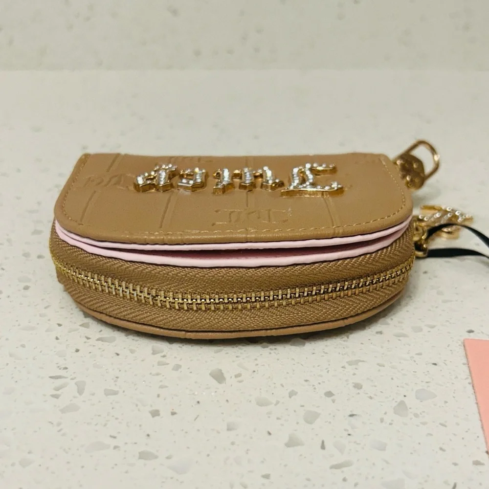 🪞Juicy Couture Drama Queen Mirror Wallet Pecan NWT💎